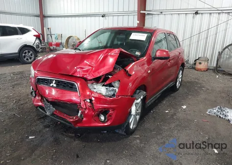 2014 Mitsubishi Outlander Sport Es из США, поврежденный, VIN 4A4AP3AU7EE024043
